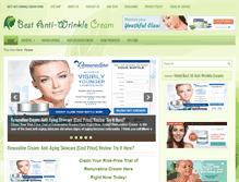Tablet Screenshot of anti-wrinkle-cream.com
